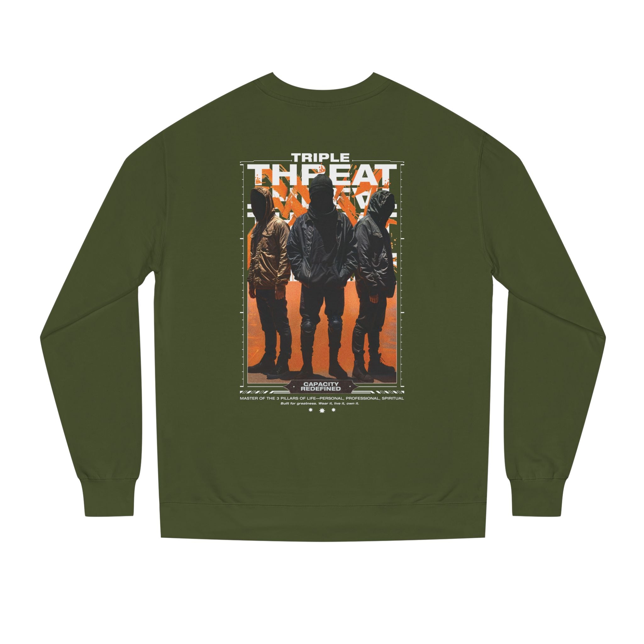 Urban Graphic Sweatshirt - Triple Threat Design