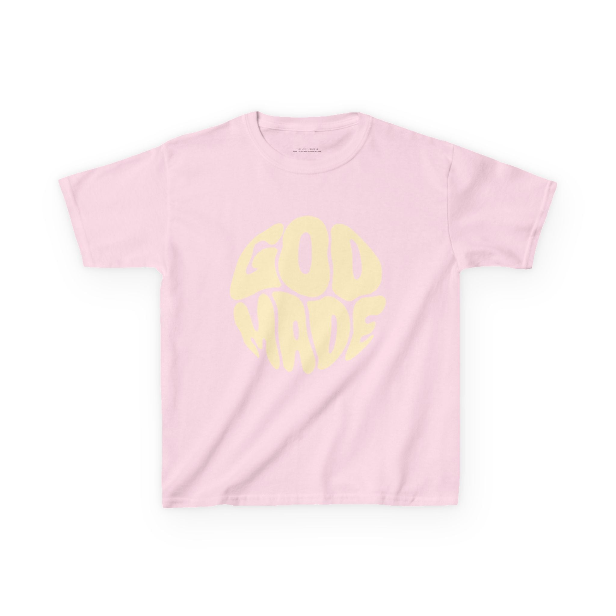 Kids God Made Tee - Fun & Faithful Cotton T-Shirt, Perfect for Birthdays, Holidays, Everyday Wear, Gift for Kids