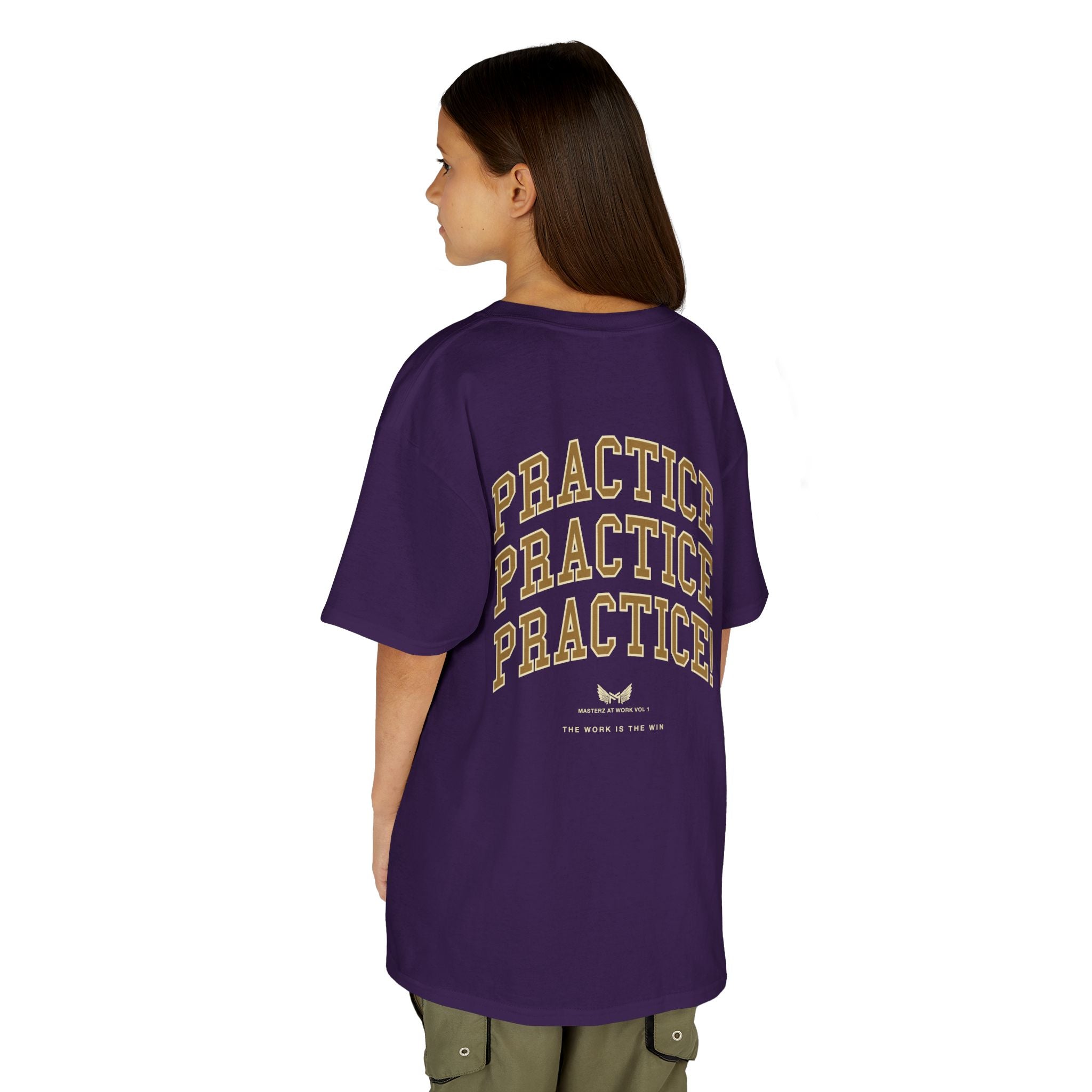 Kids Tee — "Practice Practice PRACTICE" Motivational Tee