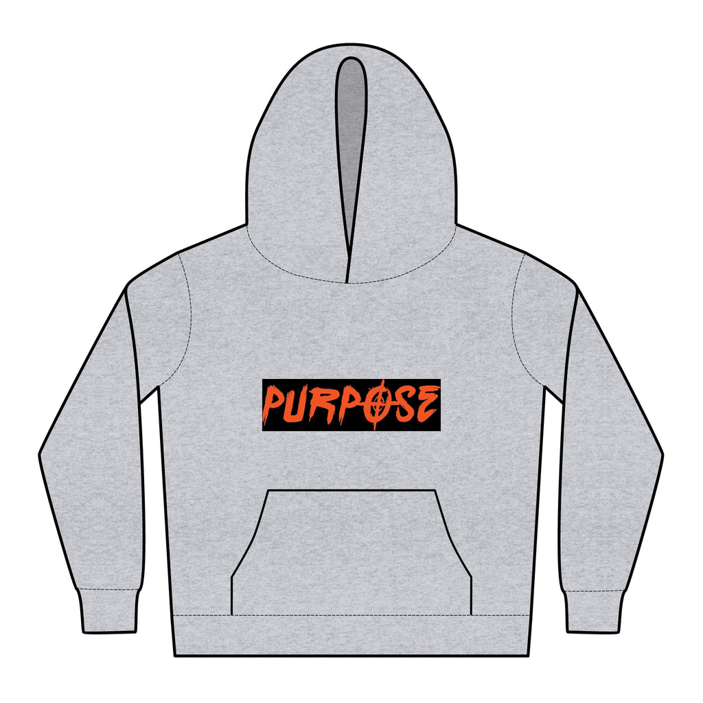 Purpose Driven Kids Relax Hoodie - Cool Black Design for Comfort & Style
