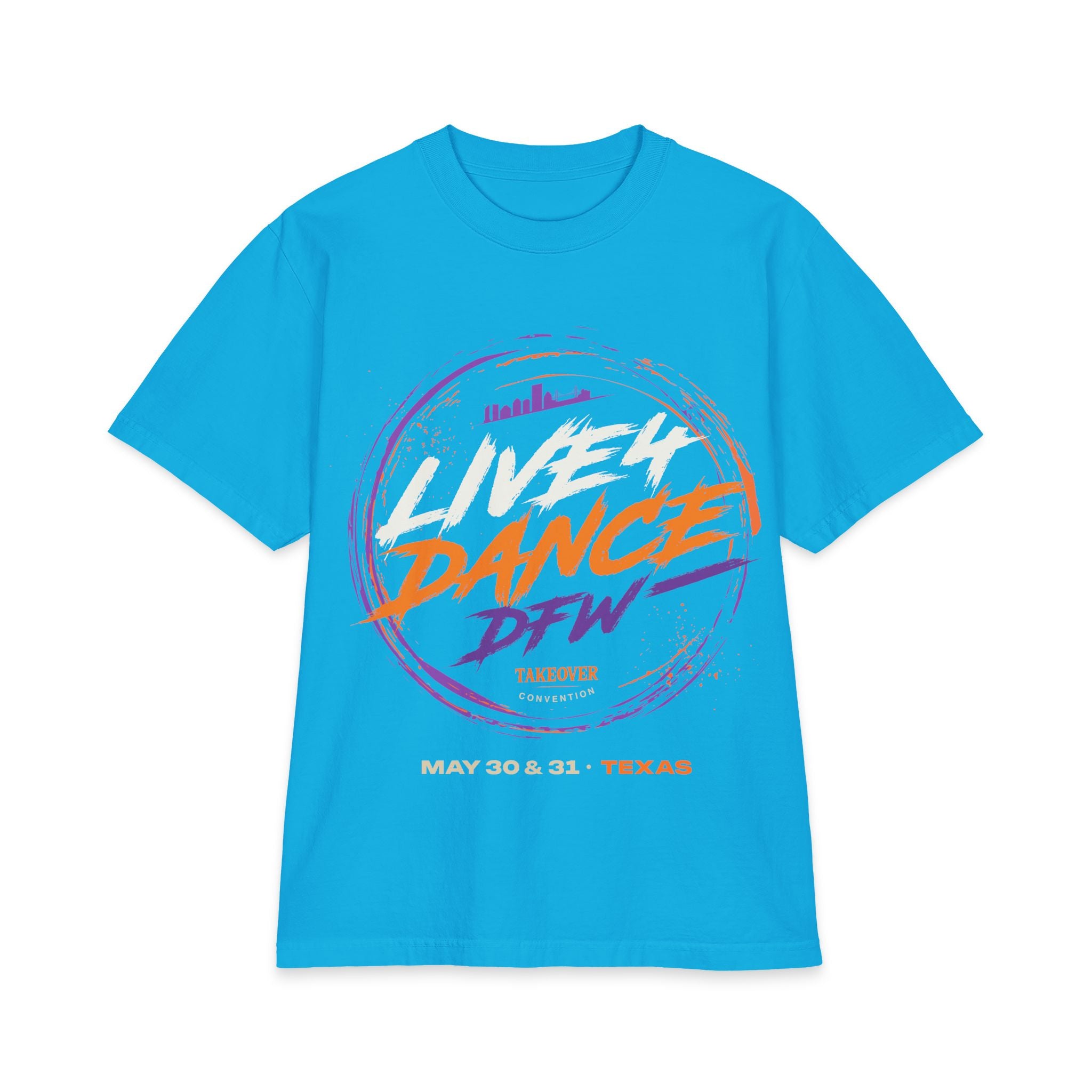 Live 4 Dance DFW Takeover T-Shirt — Live4LoveCharities Dance Convention Shirt