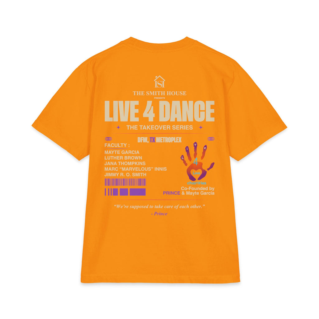 Live 4 Dance DFW Takeover T-Shirt — Live4LoveCharities Dance Convention Shirt