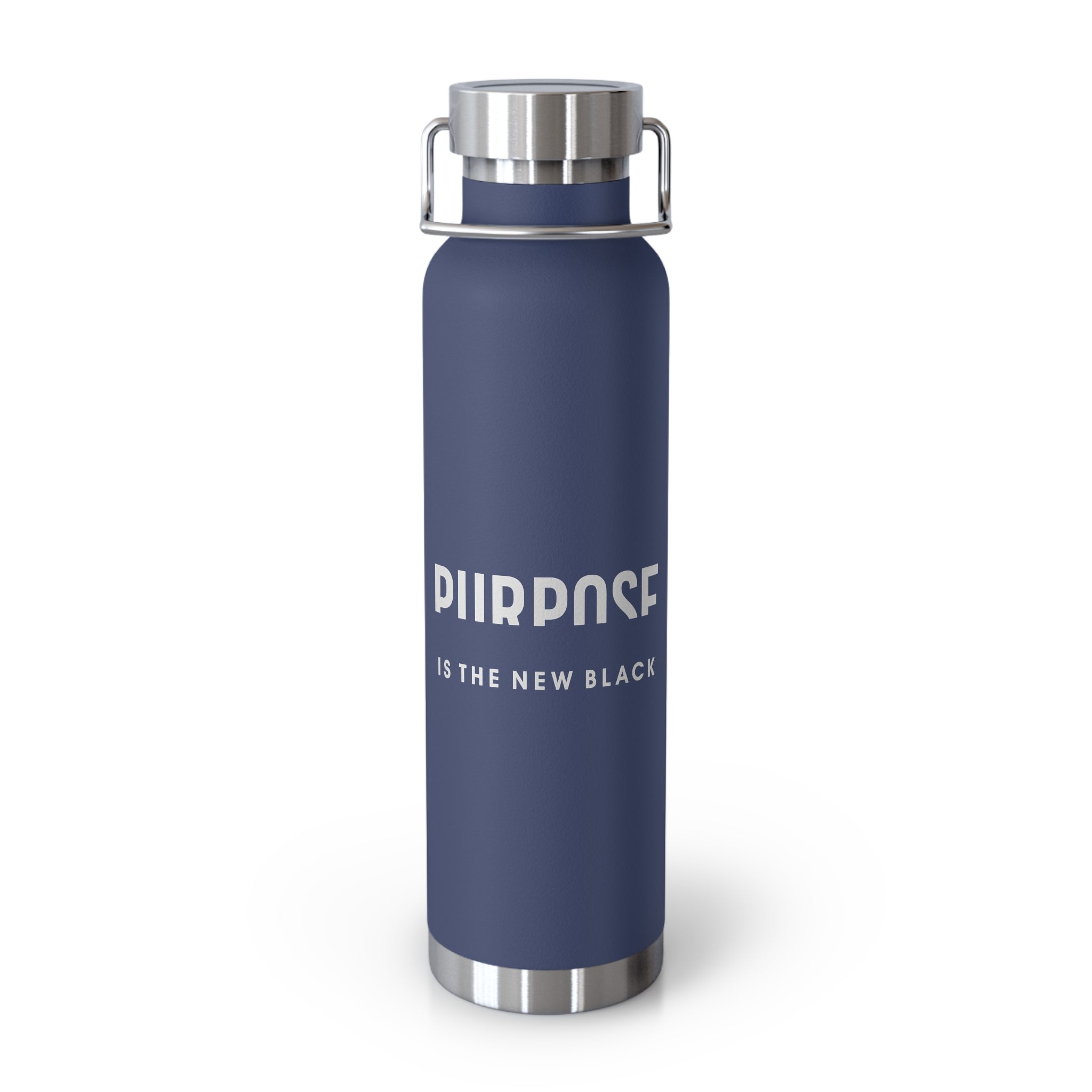 Purpose is The New Black Copper Vacuum Insulated Bottle, 22oz
