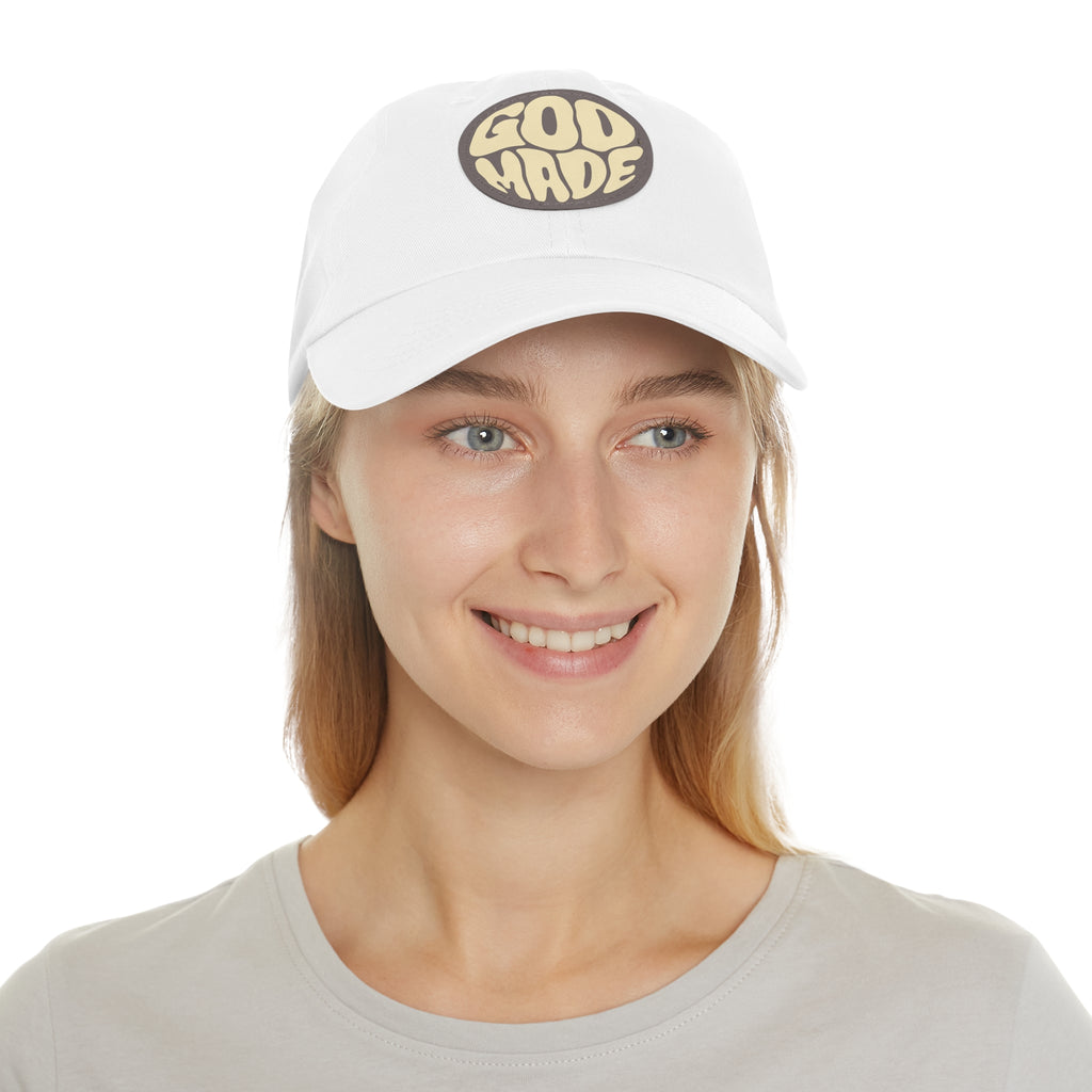 God Made Leather Patch Dad Hat, Casual Cap for Everyday Wear, Perfect Gift for Dads and Nature Lovers, Summer Accessory, Adjustable [...]