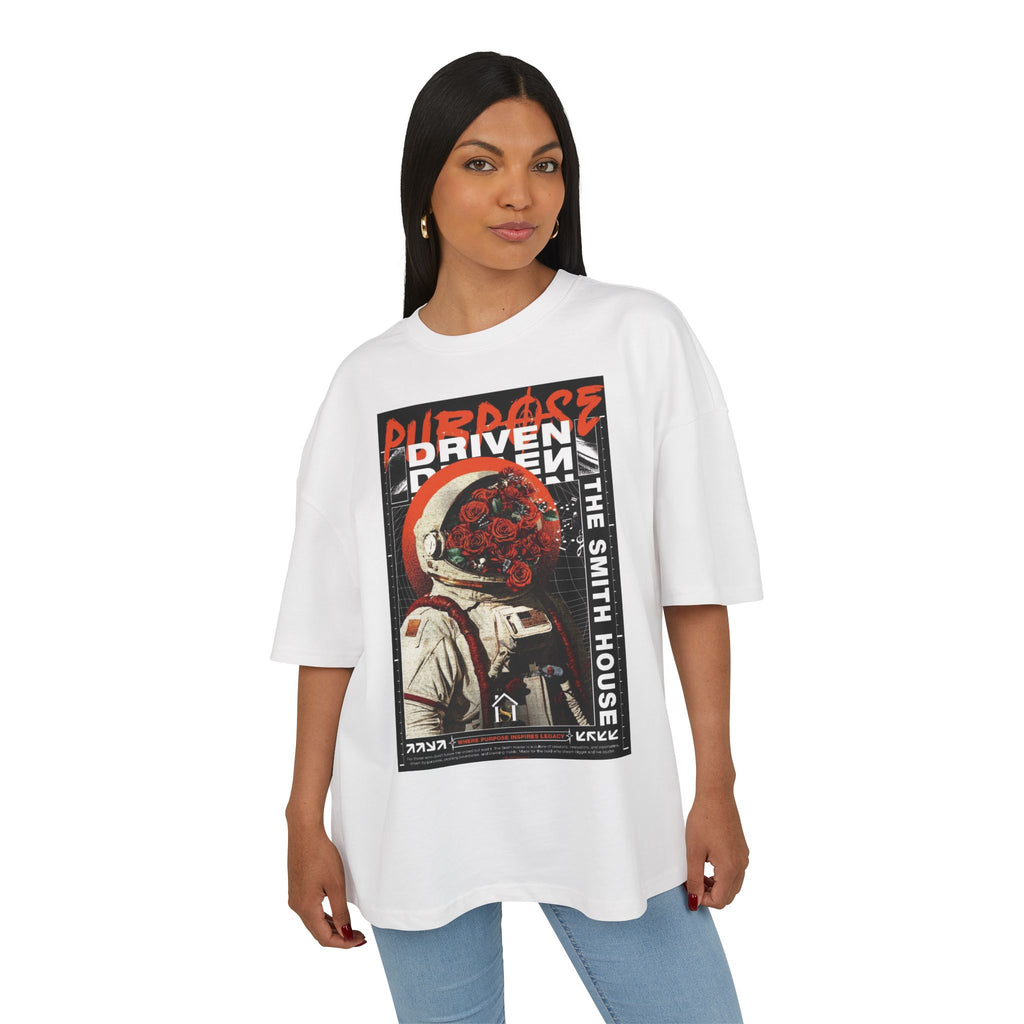 Purpose Driven Astronaut Box Tee - Unisex Heavy Cotton Shirt