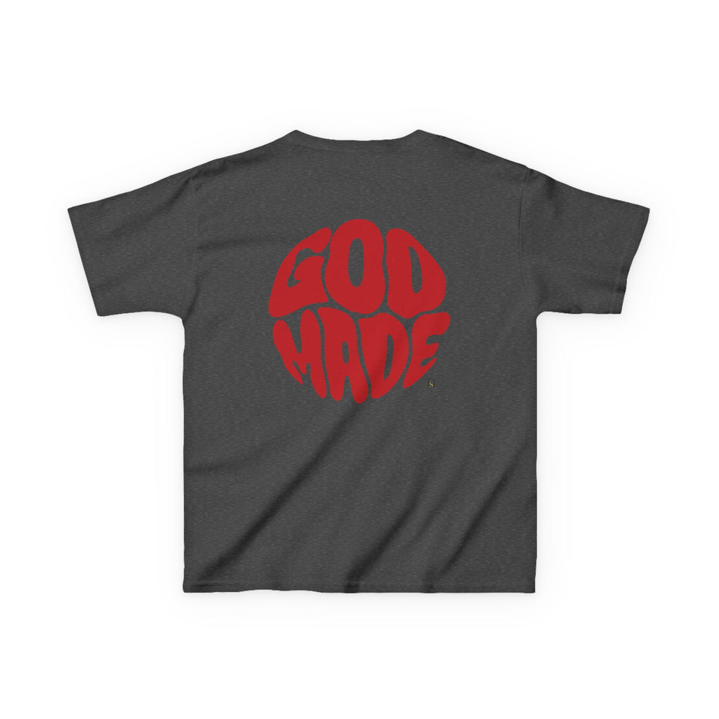 Kids Graphic Tee - 'God Made' Design, Perfect for Birthdays, Family Events, Everyday Wear, Unisex, Playful Style