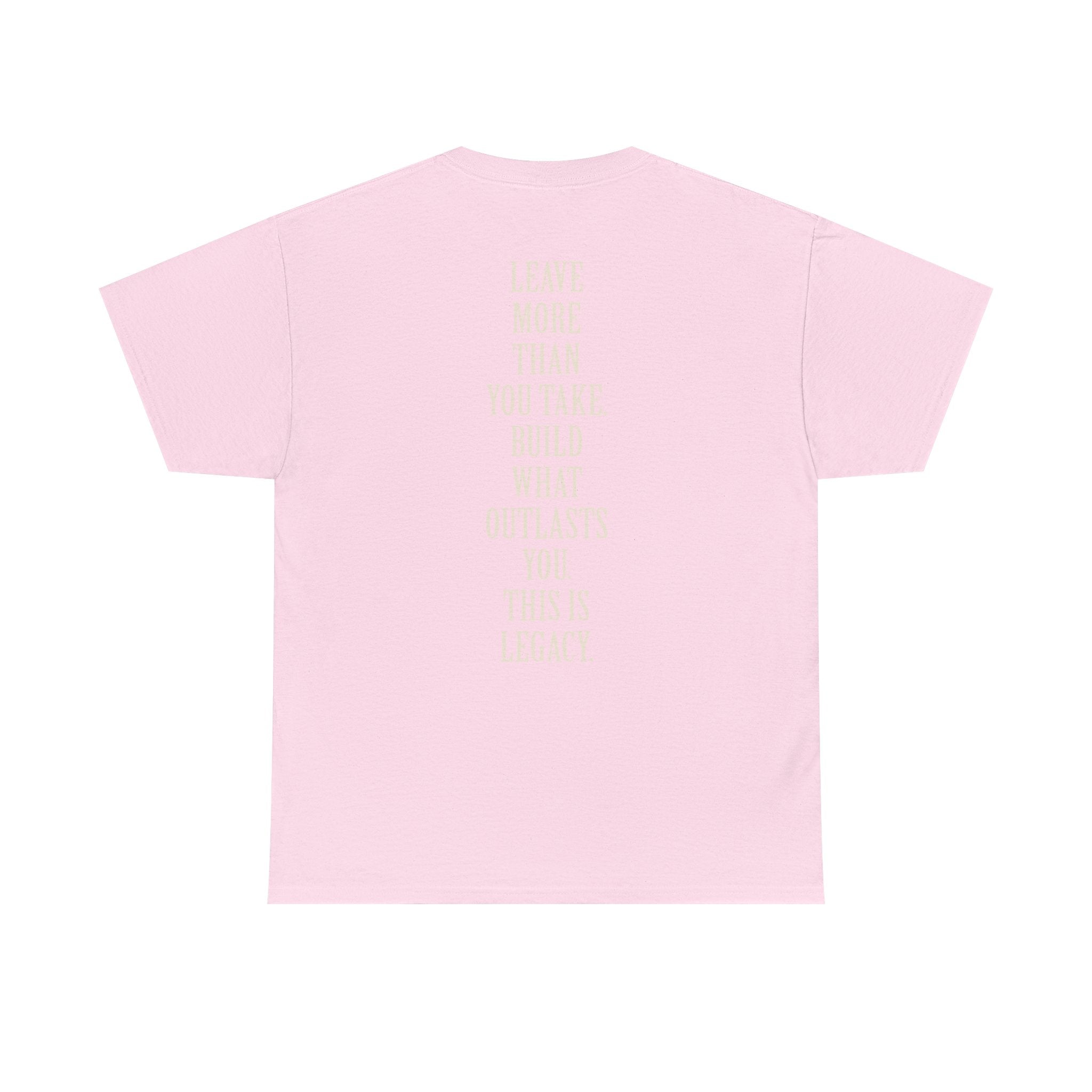 Legacy Graphic Tee — "Legacy" Arch Print Inspirational Cotton Shirt