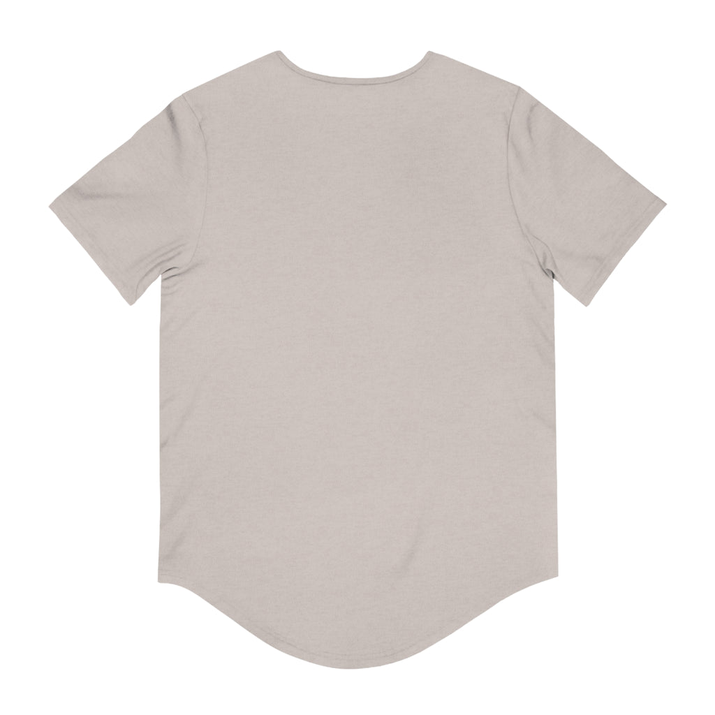 Men's Curved Hem Tee, Casual Men's Shirt, JSUniversity Apparel, Trendy Graphic Tee, Summer Fashion Top, College Style Clothes