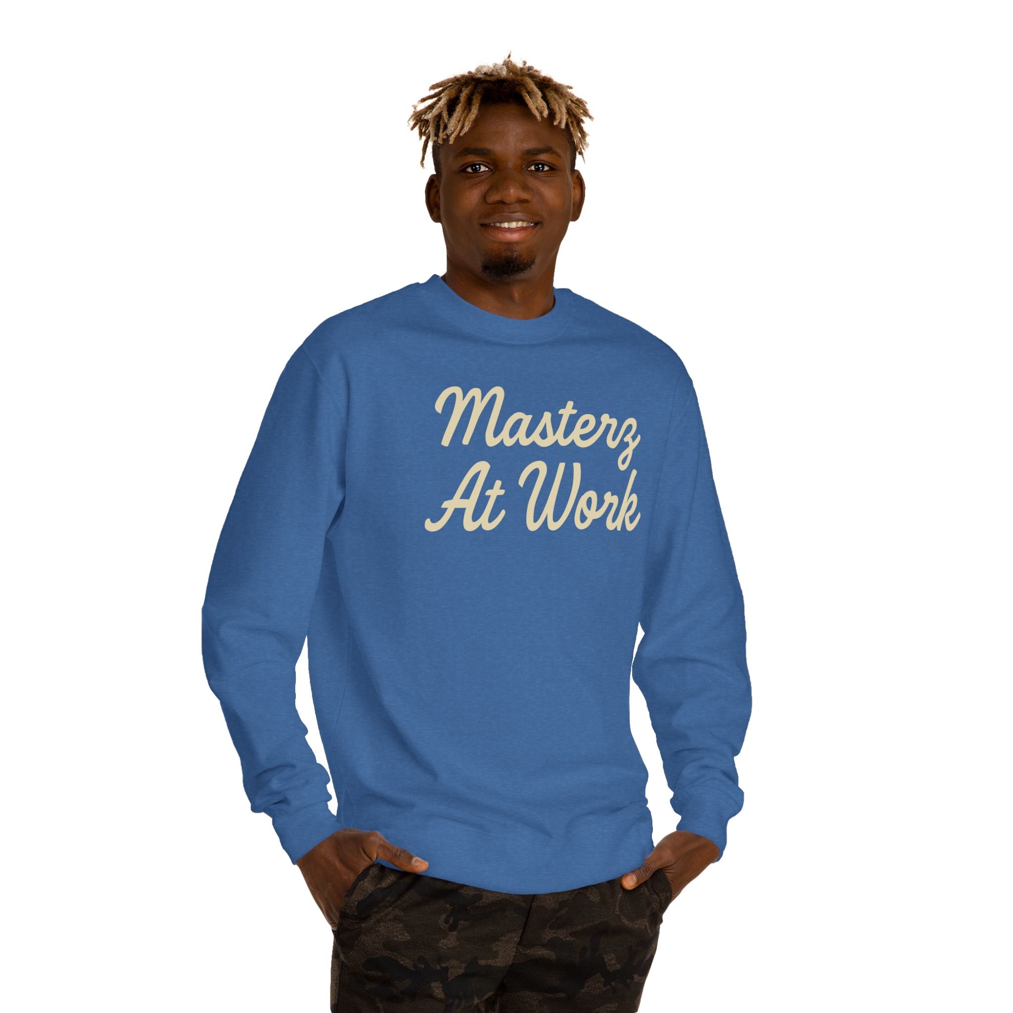 Practice Practice Practice! Crewneck Sweatshirt — "Masterz At Work" Motivational Musician Sweatshirt