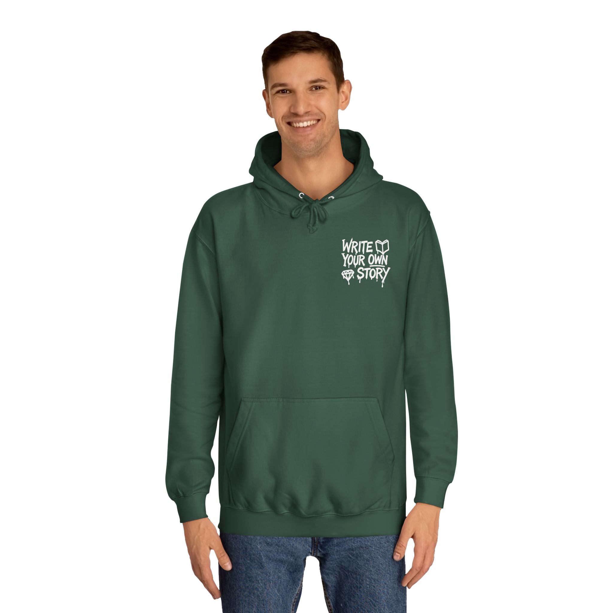 Write Your Own Story Hoodie, Unisex College Hoodie, Inspirational Sweatshirt, Campus Style, Gift for Students