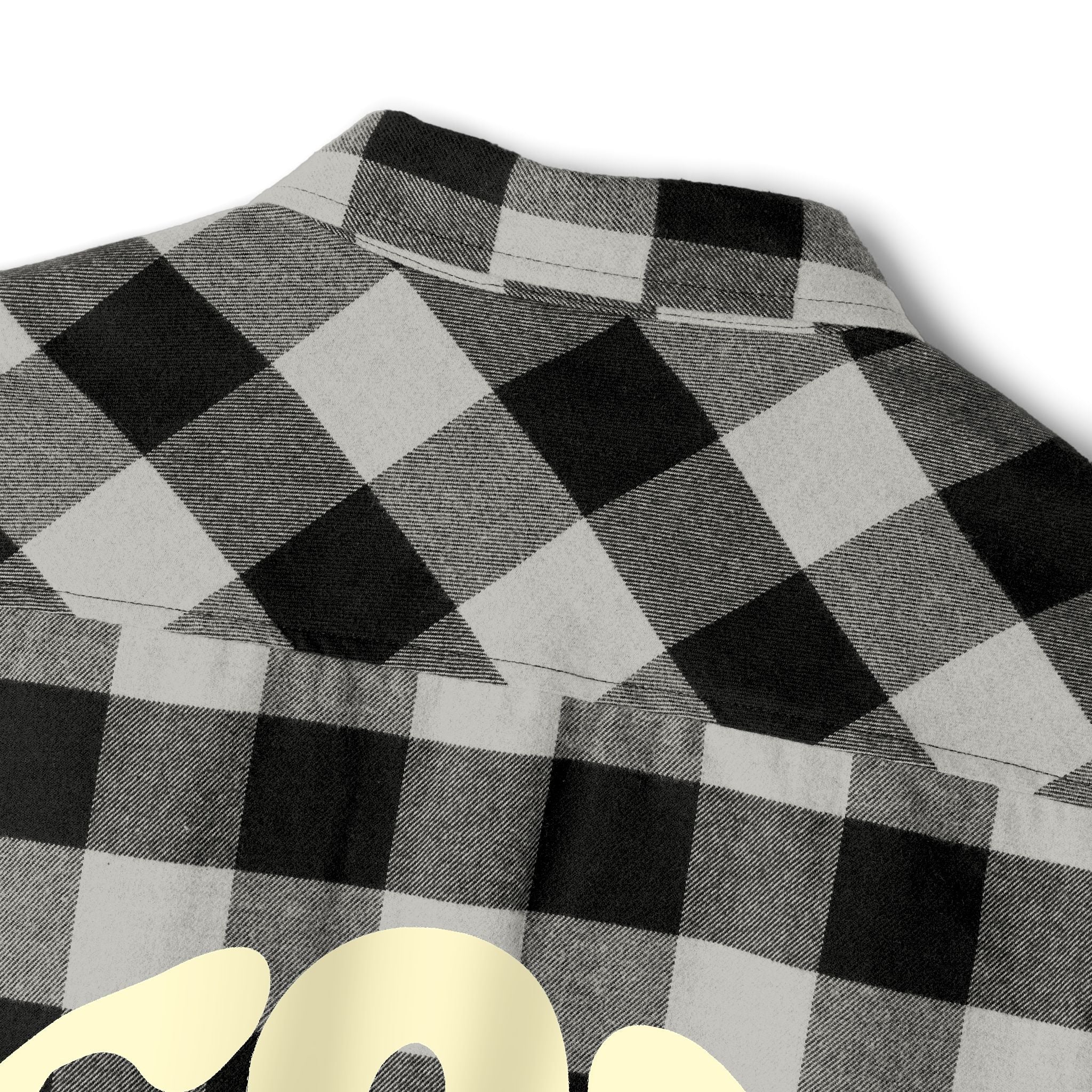 God Made Flannel Shirt — Buffalo Plaid Christian Graphic Shirt