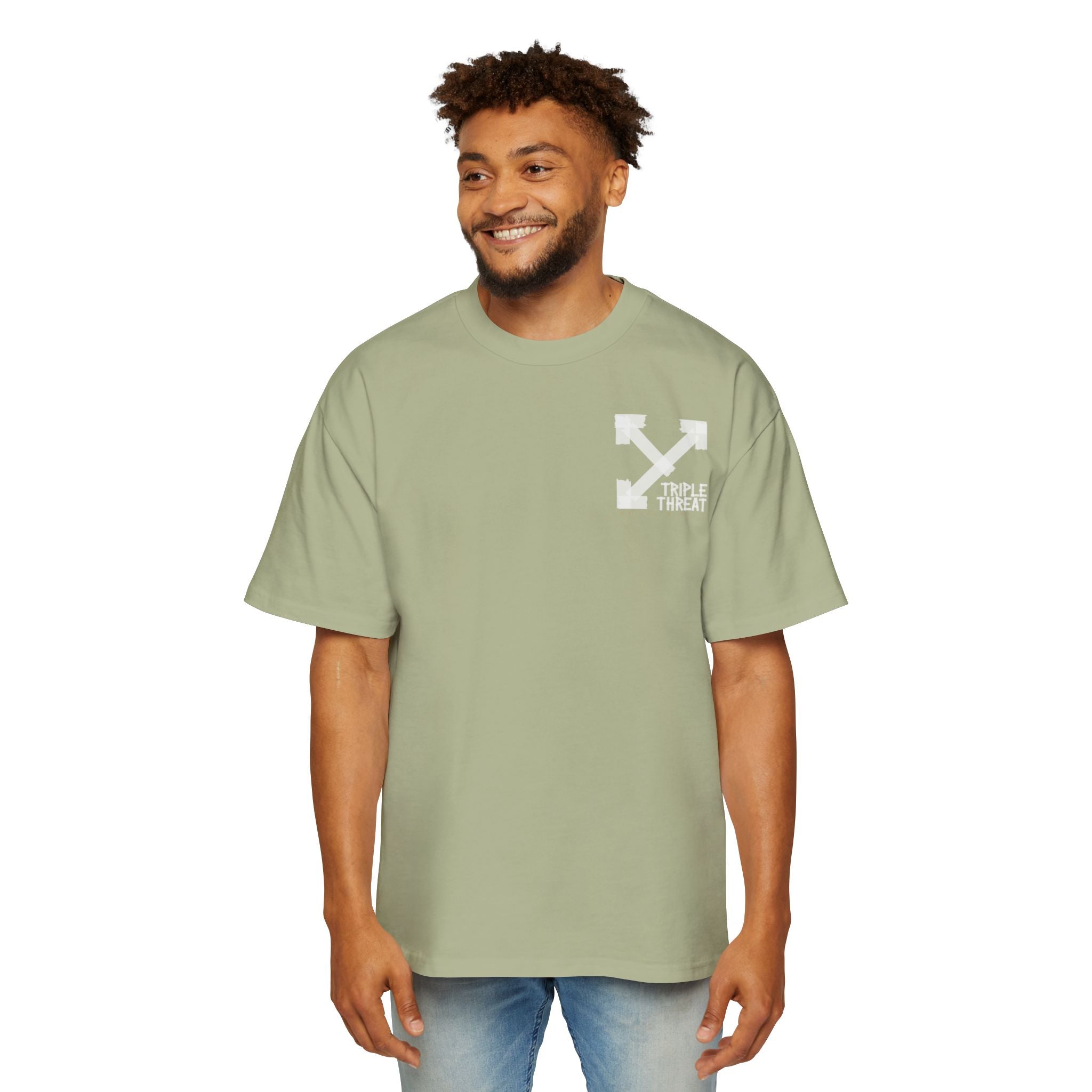 Men's Heavy Oversized Tee - Casual Graphic Tee, Streetwear Style Shirt, Trendy Everyday Wear, Gift for Him, Cool Summer Tee