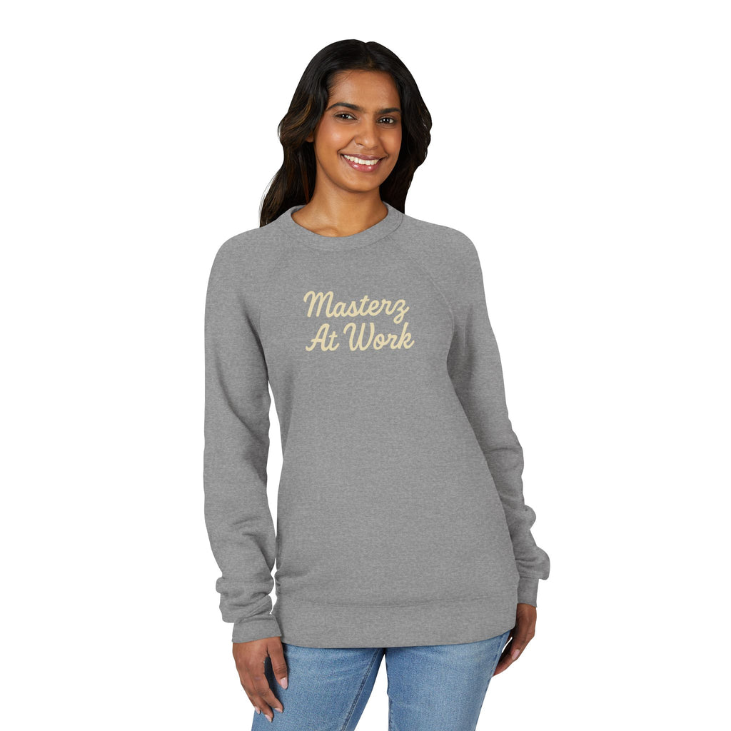 Masterz At Work Raglan Sweatshirt – "Practice Practice Practice" Back Graphic