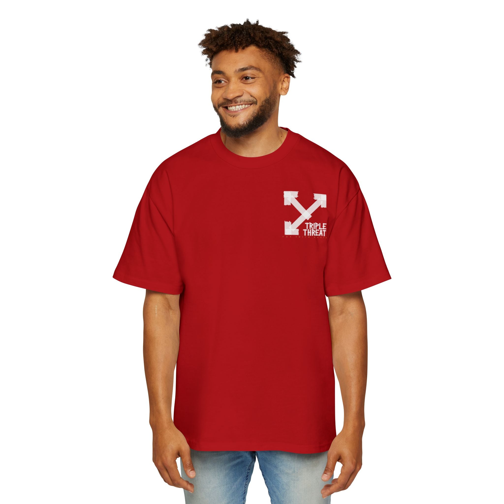 Men's Heavy Oversized Tee - Casual Graphic Tee, Streetwear Style Shirt, Trendy Everyday Wear, Gift for Him, Cool Summer Tee