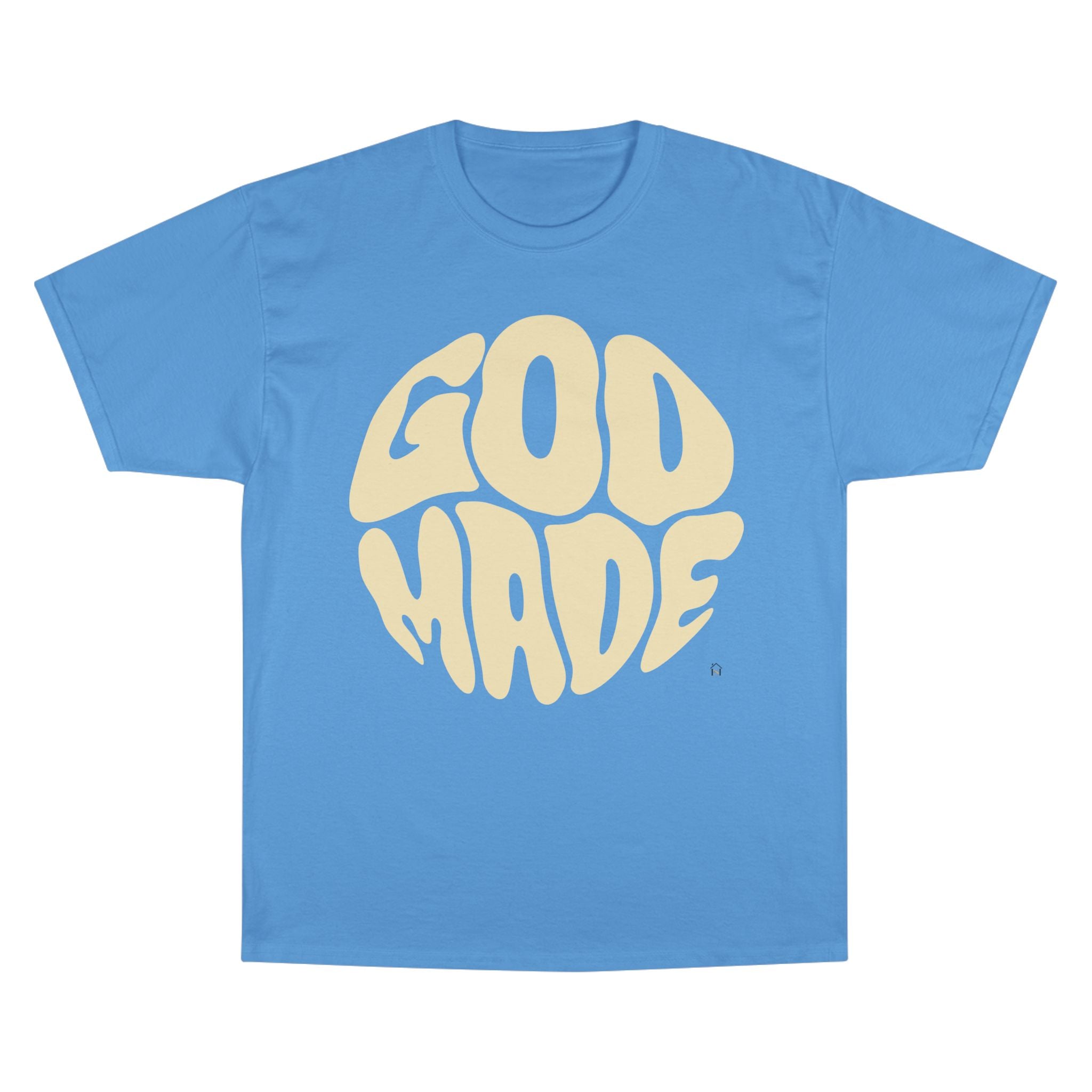 God Made Champion T-Shirt, Casual Wear, Gift for Believers, Inspirational Tee, Everyday Comfort
