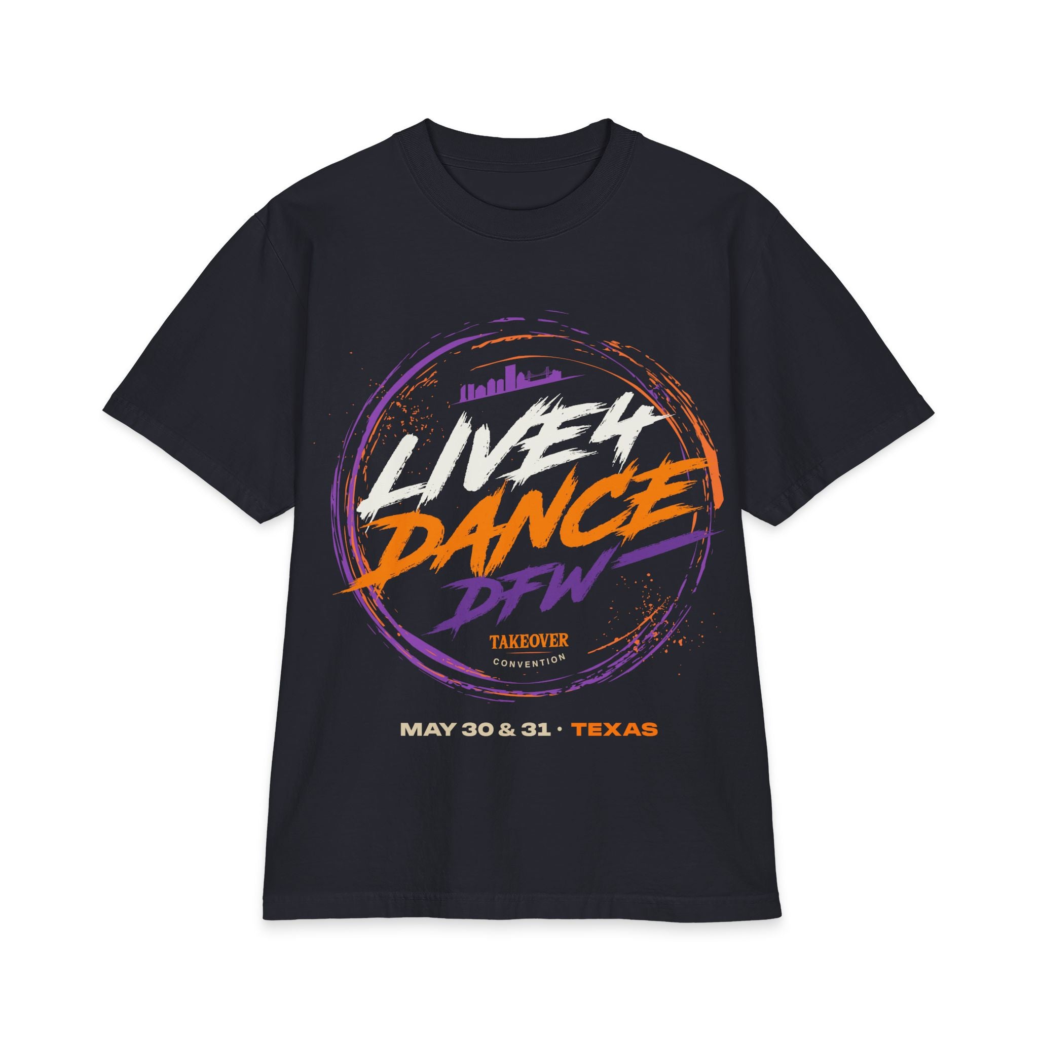 Live 4 Dance DFW Takeover T-Shirt — Live4LoveCharities Dance Convention Shirt