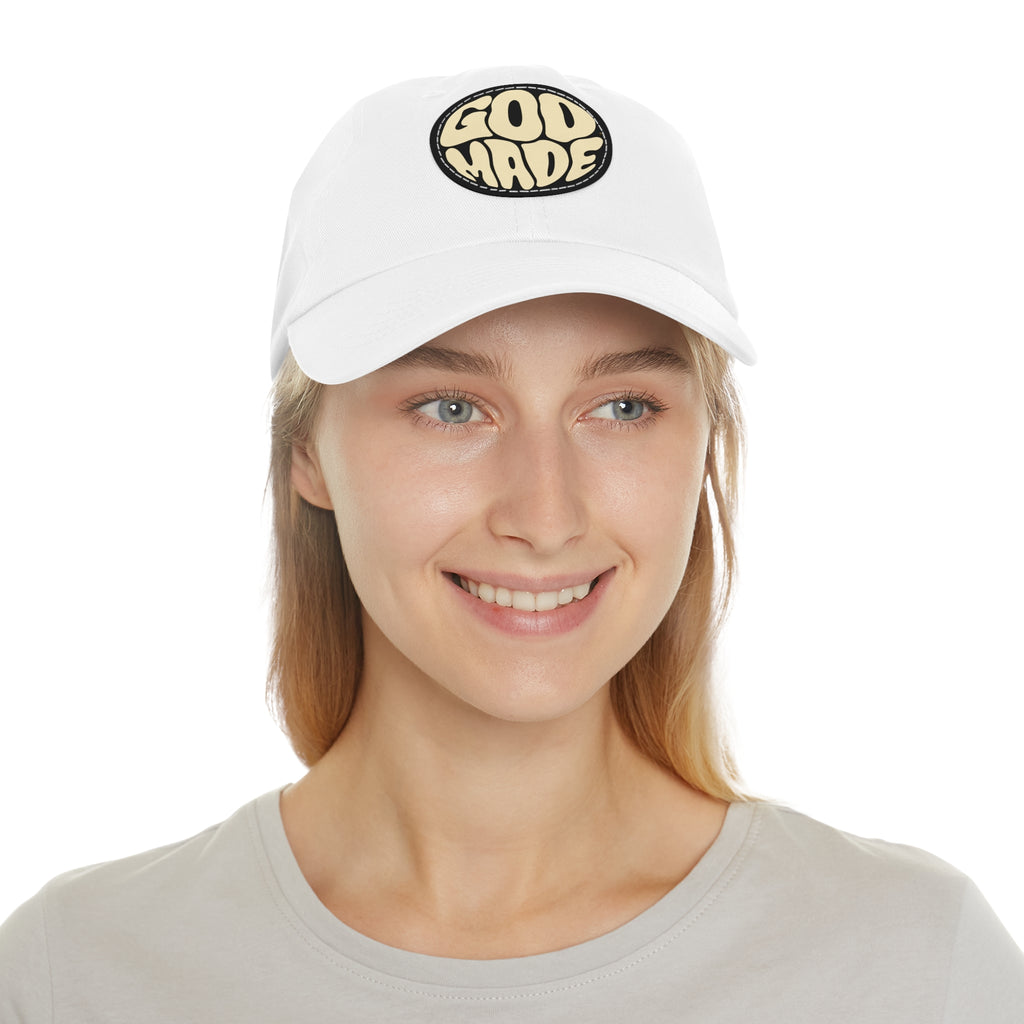 God Made Leather Patch Dad Hat, Casual Cap for Everyday Wear, Perfect Gift for Dads and Nature Lovers, Summer Accessory, Adjustable [...]