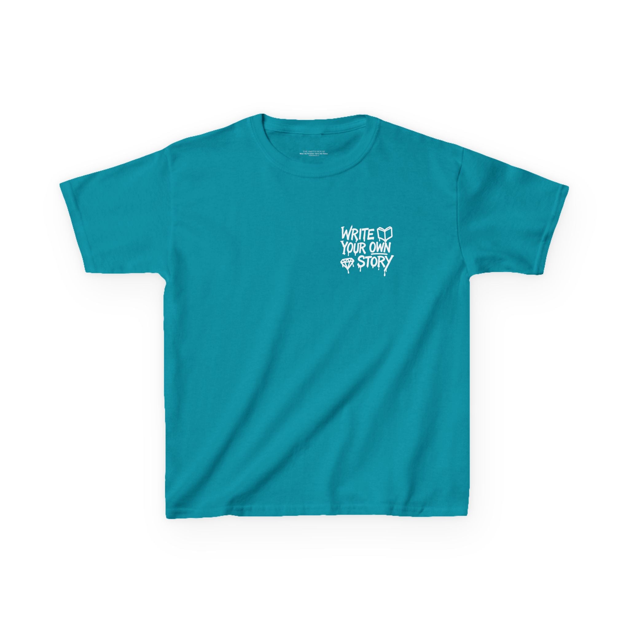 Empowering Kids Tee — "Write Your Own Story" Motivational Graphic T-Shirt