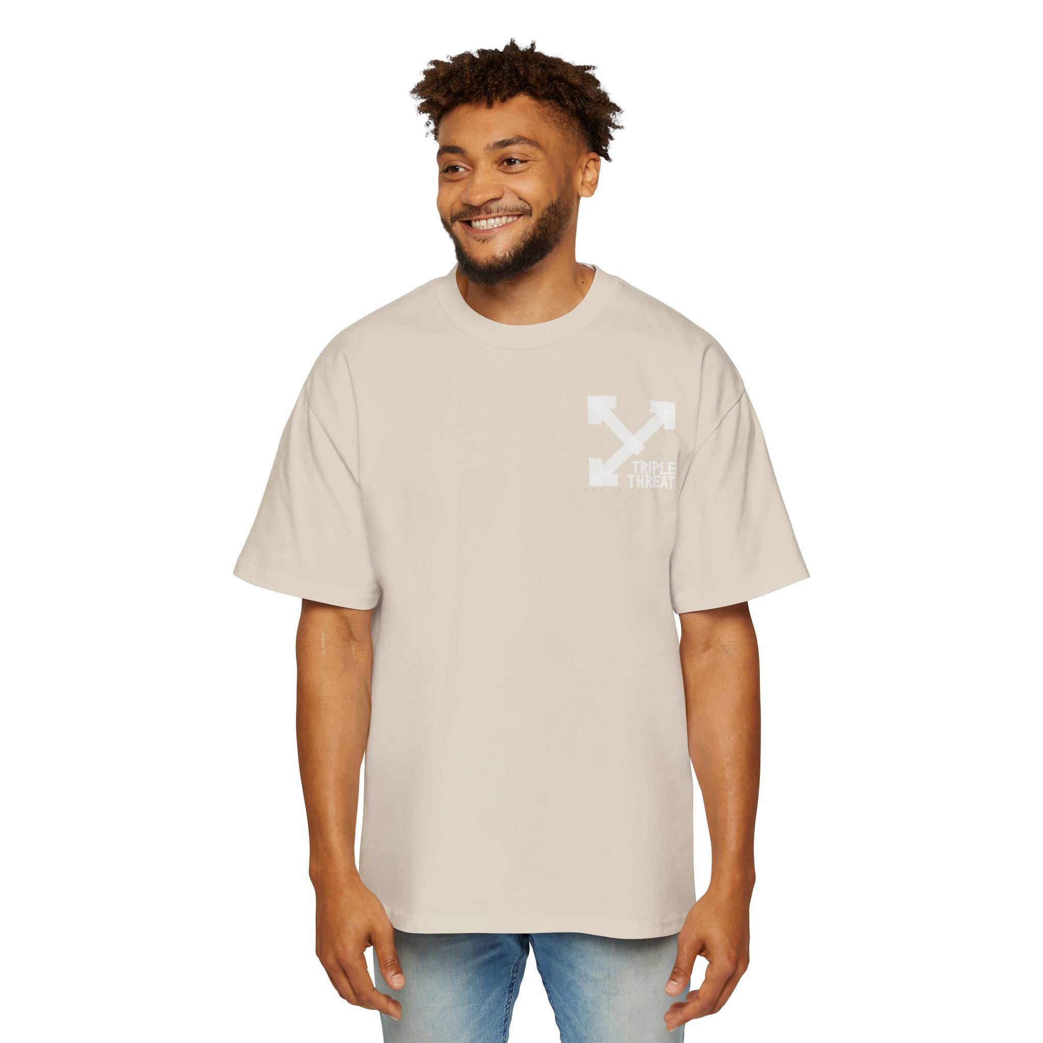 Men's Heavy Oversized Tee - Casual Graphic Tee, Streetwear Style Shirt, Trendy Everyday Wear, Gift for Him, Cool Summer Tee