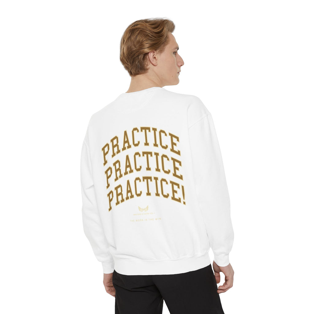 Sweatshirt — "Masterz At Work" Crewneck (Practice Practice Practice)