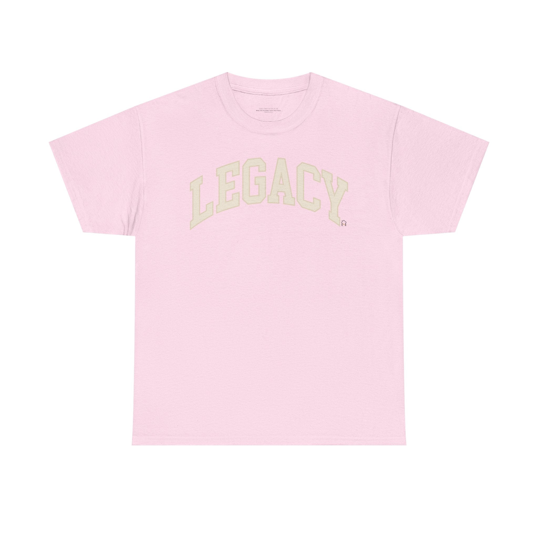 Legacy Graphic Tee — "Legacy" Arch Print Inspirational Cotton Shirt