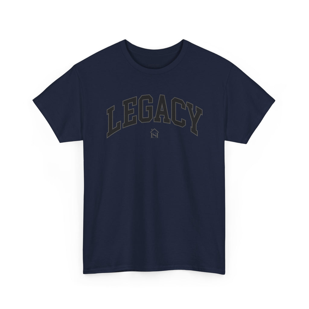 Legacy Graphic Tee — "Legacy" Arch Print Inspirational Cotton Shirt