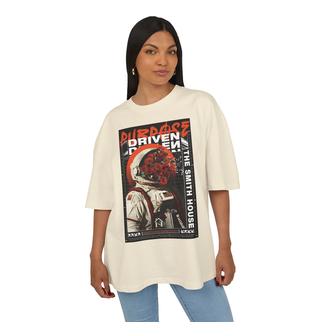 Purpose Driven Astronaut Box Tee - Unisex Heavy Cotton Shirt
