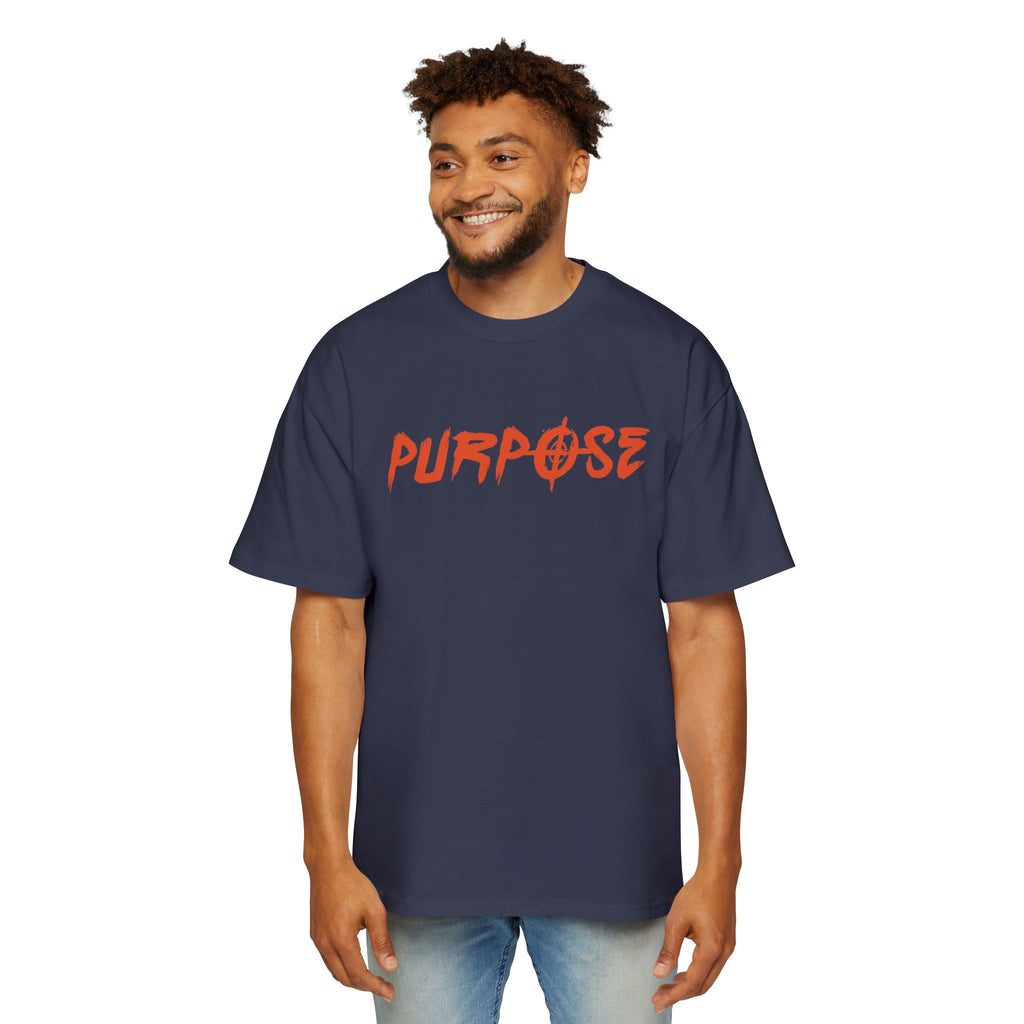 Graphic Tee — “Purpose” Front & Triple Threat Movie Poster Back