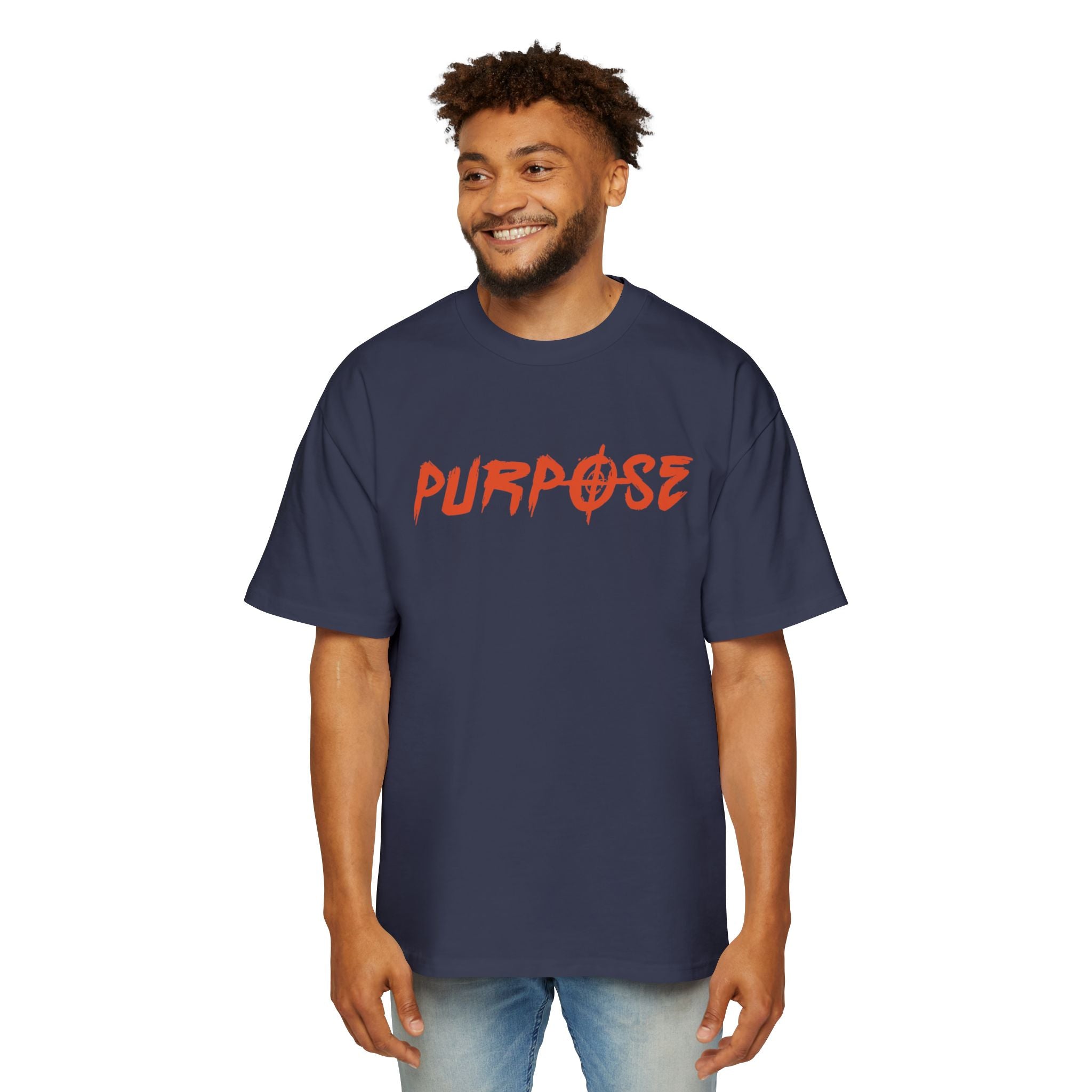 Graphic Tee — “Purpose” Front & Triple Threat Movie Poster Back