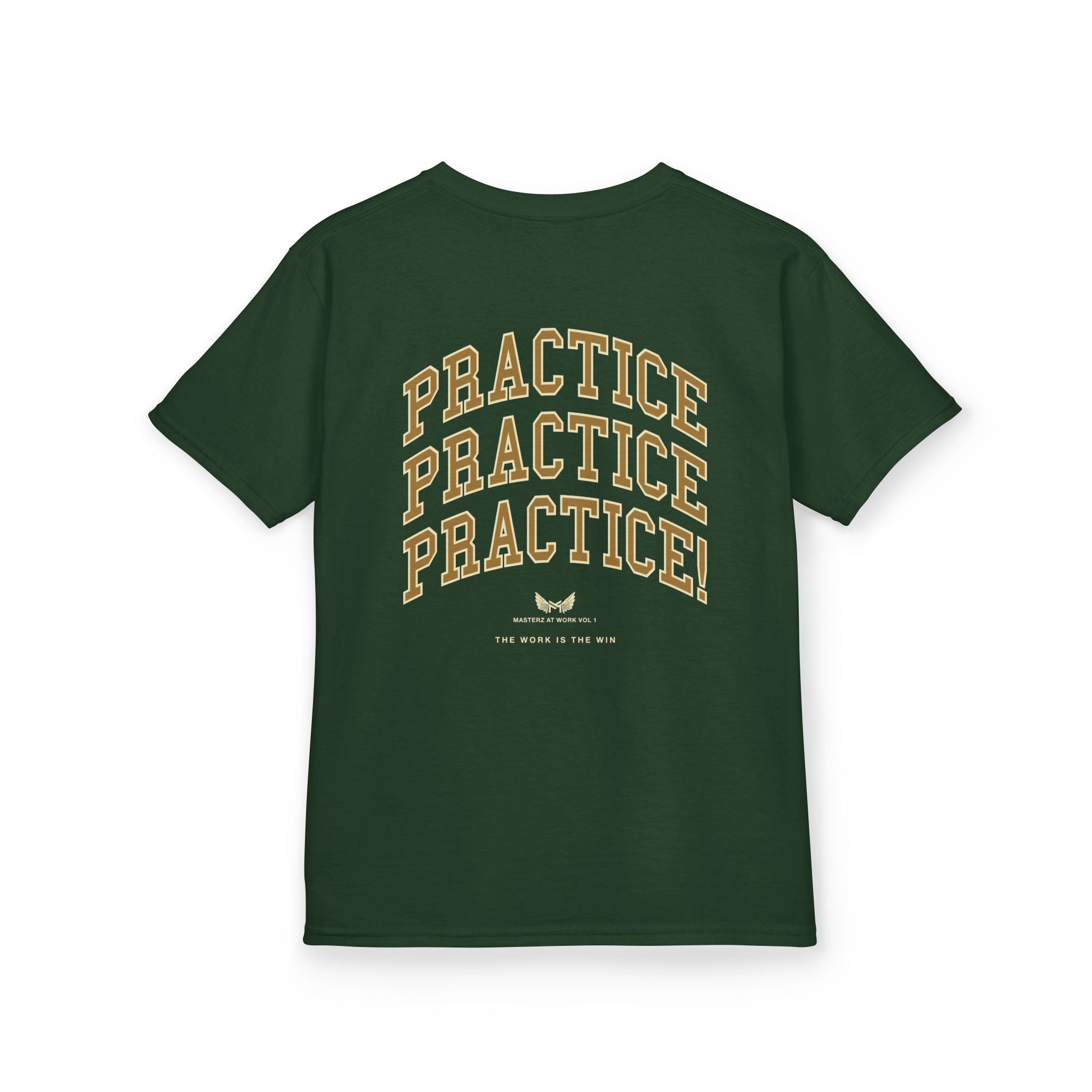 Kids Tee — "Practice Practice PRACTICE" Motivational Tee