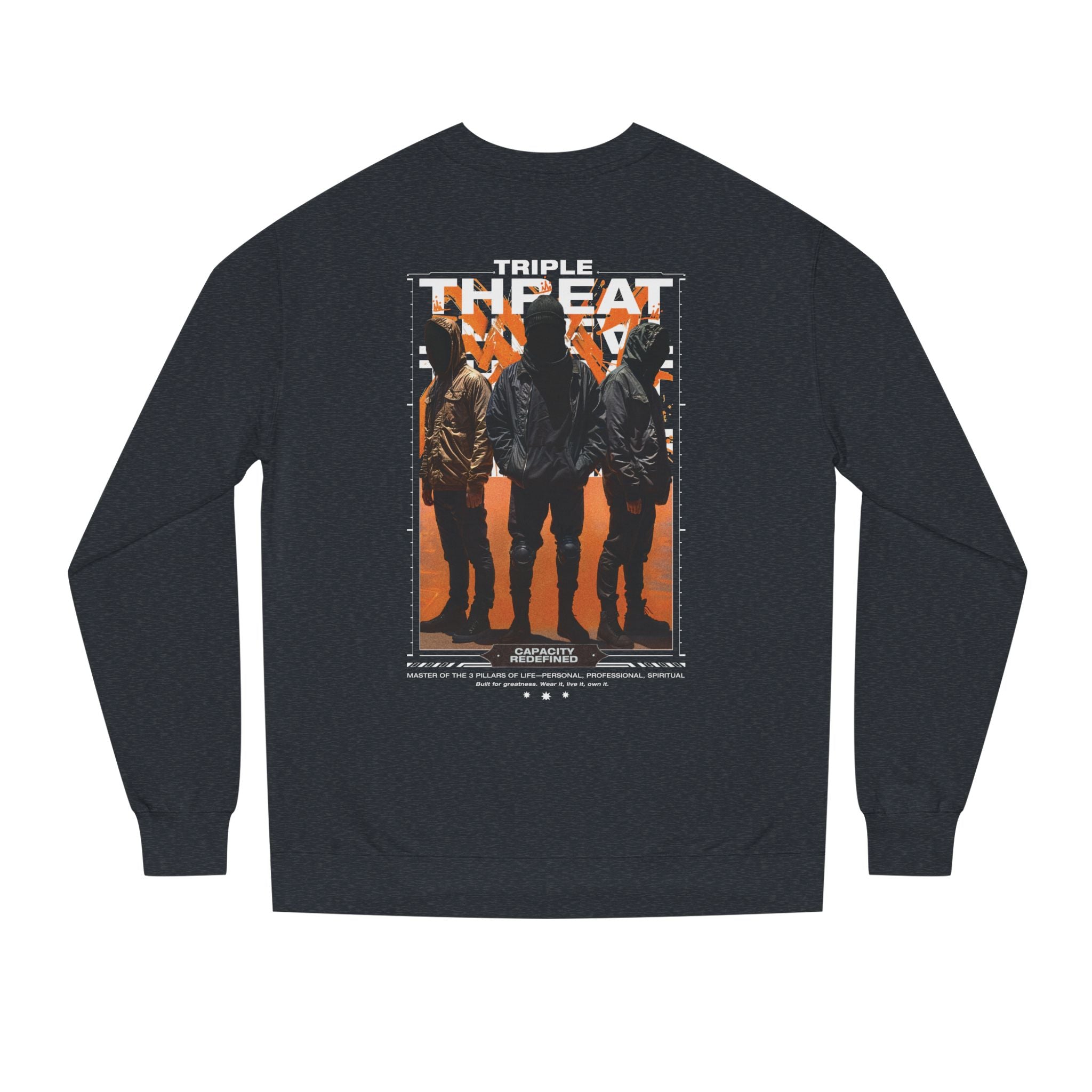 Urban Graphic Sweatshirt - Triple Threat Design