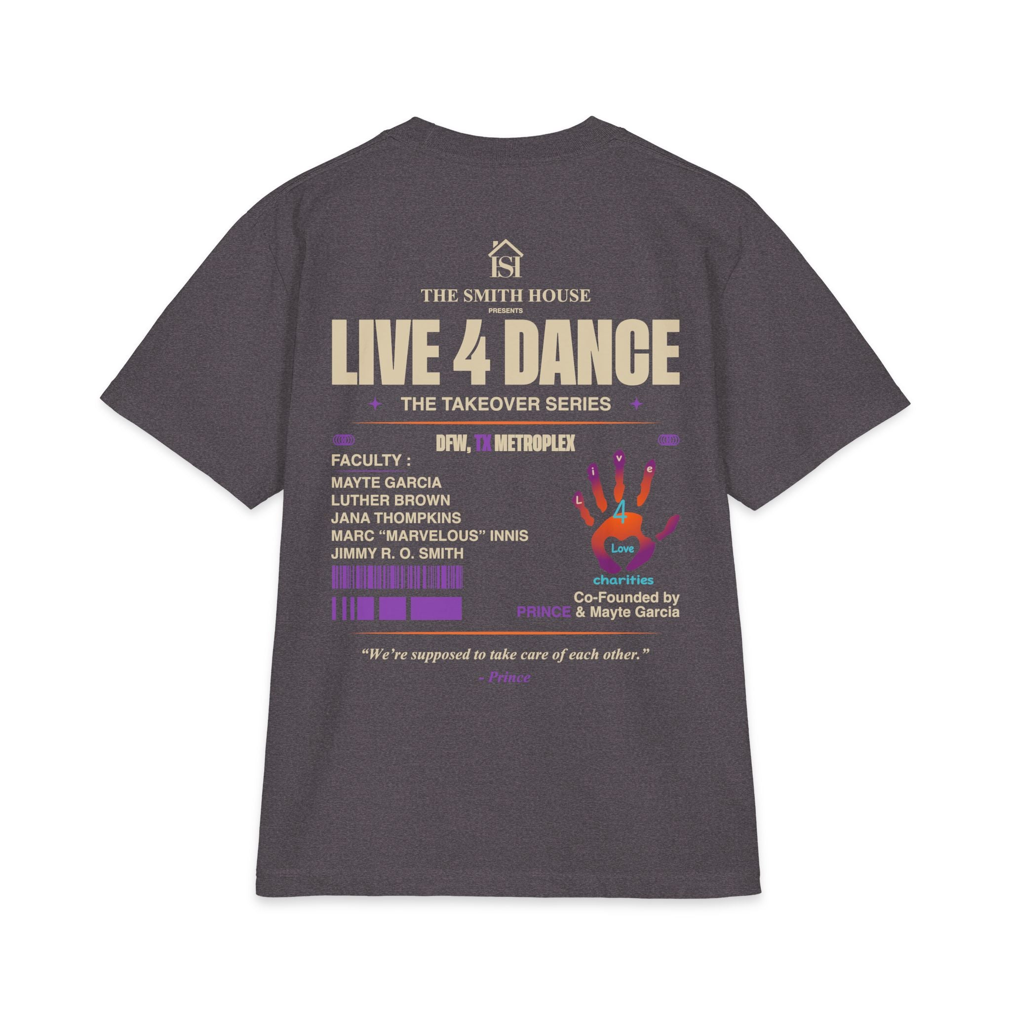 Live 4 Dance DFW Takeover T-Shirt — Live4LoveCharities Dance Convention Shirt