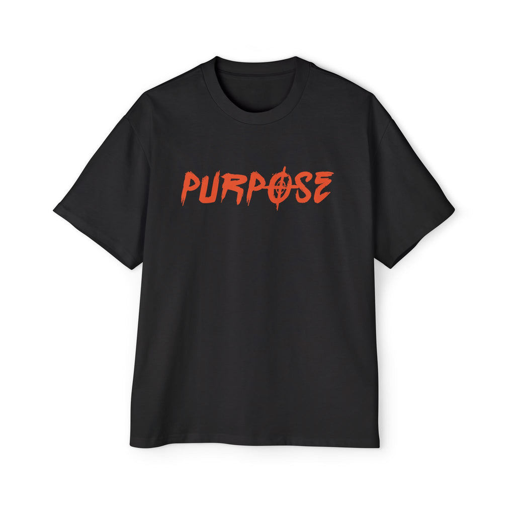 Graphic Tee — “Purpose” Front & Triple Threat Movie Poster Back