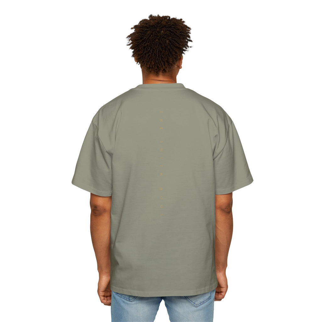 Men's Motivational Oversized Tee - Fall. Rise. Repeat. | Casual Streetwear, Gift for Him, Inspirational Shirt, Relaxed Fit Tee, [...]