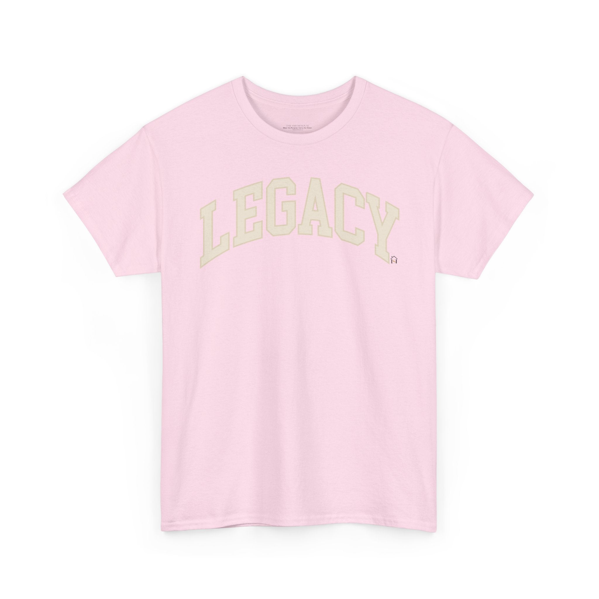 Legacy Graphic Tee — "Legacy" Arch Print Inspirational Cotton Shirt
